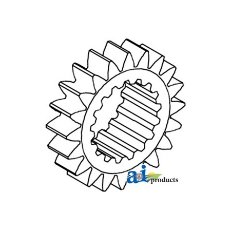 A & I Products Gear, Transmission Countershaft, 2nd 4.4" x4.3" x2.1" A-1687430M1